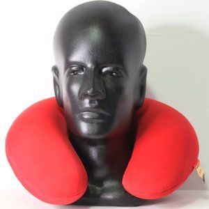 Neck Pillow - Red - Super Soft and Comfy Made by Dubai Duty Free